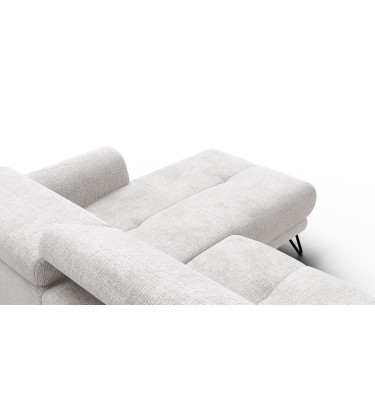 Ecksofa 4-Sitzer mit Relax RODEN, creme