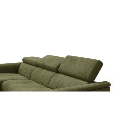 Ecksofa 4-Sitzer mit Relax RODEN, olive