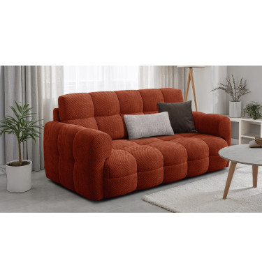 Sofa 2,5-Sitzer MELLOW, dunkelorange