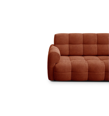 Sofa 2,5-Sitzer MELLOW, dunkelorange