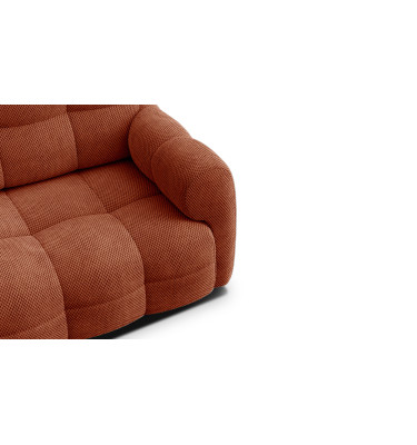 Sofa 2,5-Sitzer MELLOW, dunkelorange