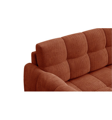 Sofa 2,5-Sitzer MELLOW, dunkelorange