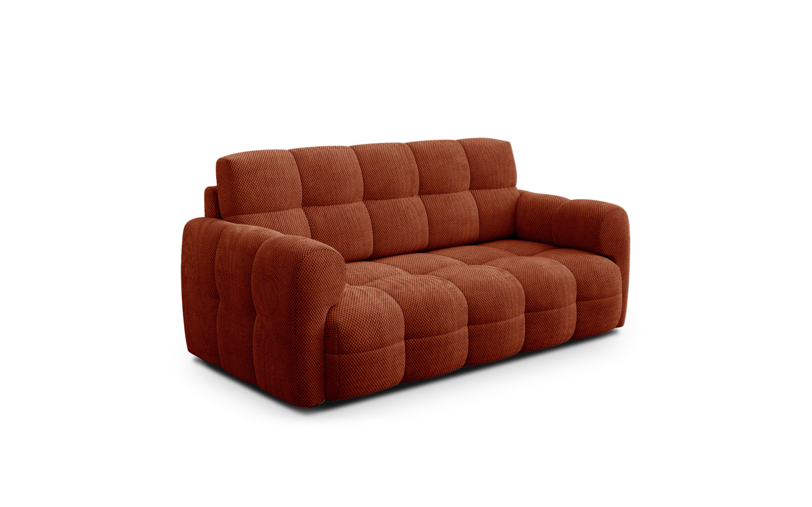 Sofa 2,5-Sitzer MELLOW, dunkelorange
