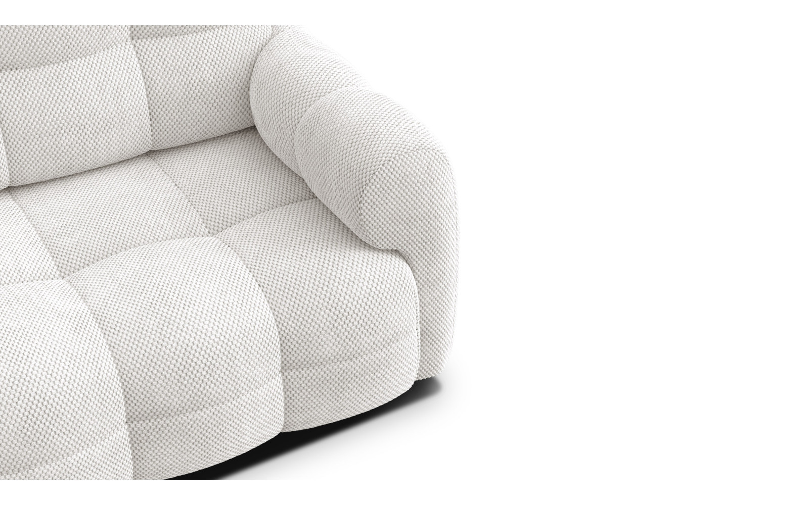 Sofa 2,5-Sitzer MELLOW, creme