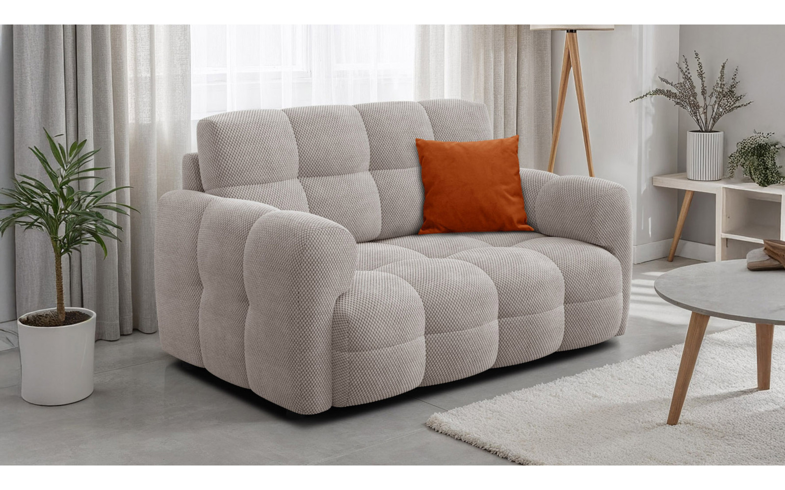 Sofa 2-Sitzer MELLOW, beige