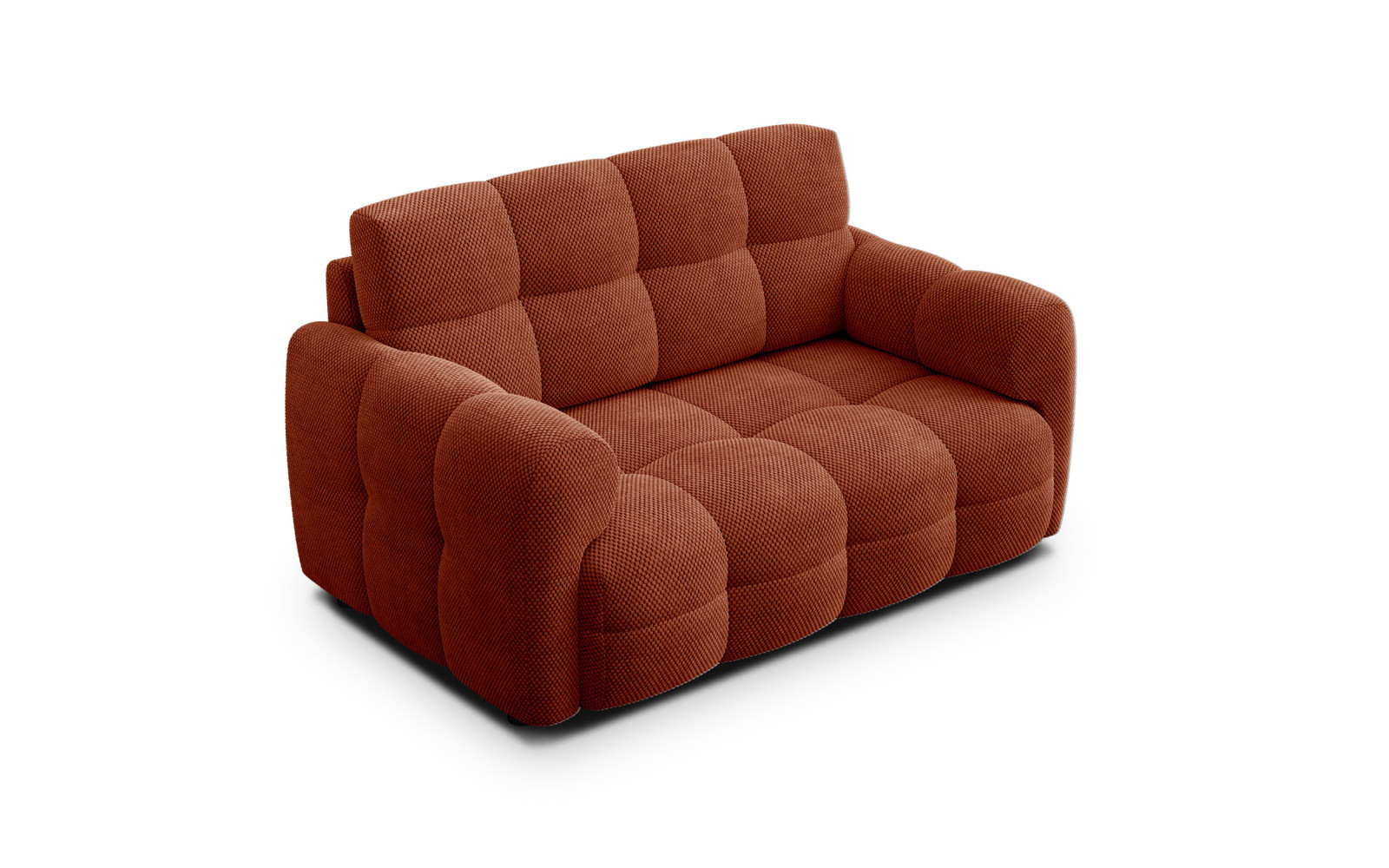 Sofa 2-Sitzer MELLOW, dunkelorange