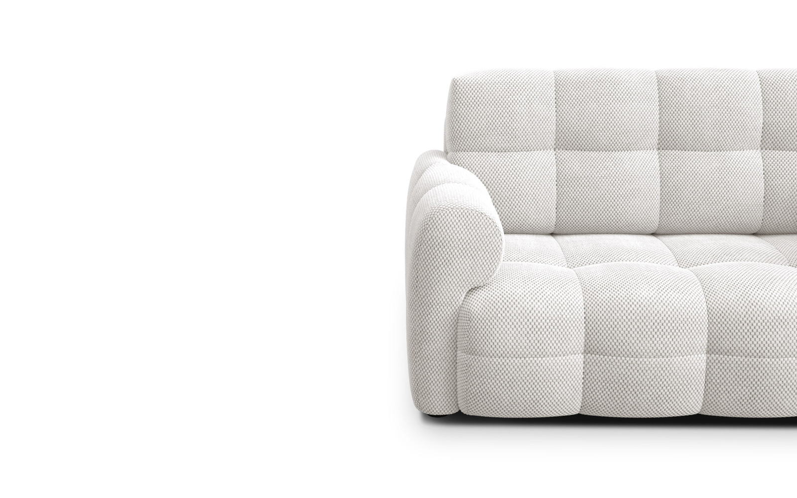 Sofa 2-Sitzer MELLOW, creme