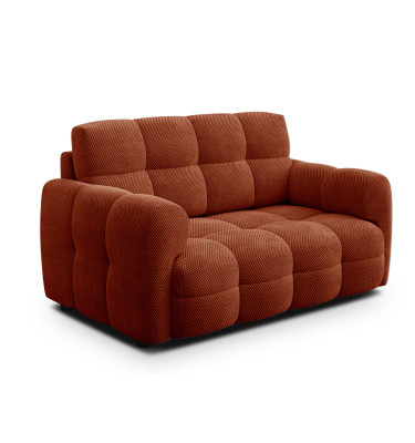 Sofa 2-Sitzer MELLOW, dunkelorange