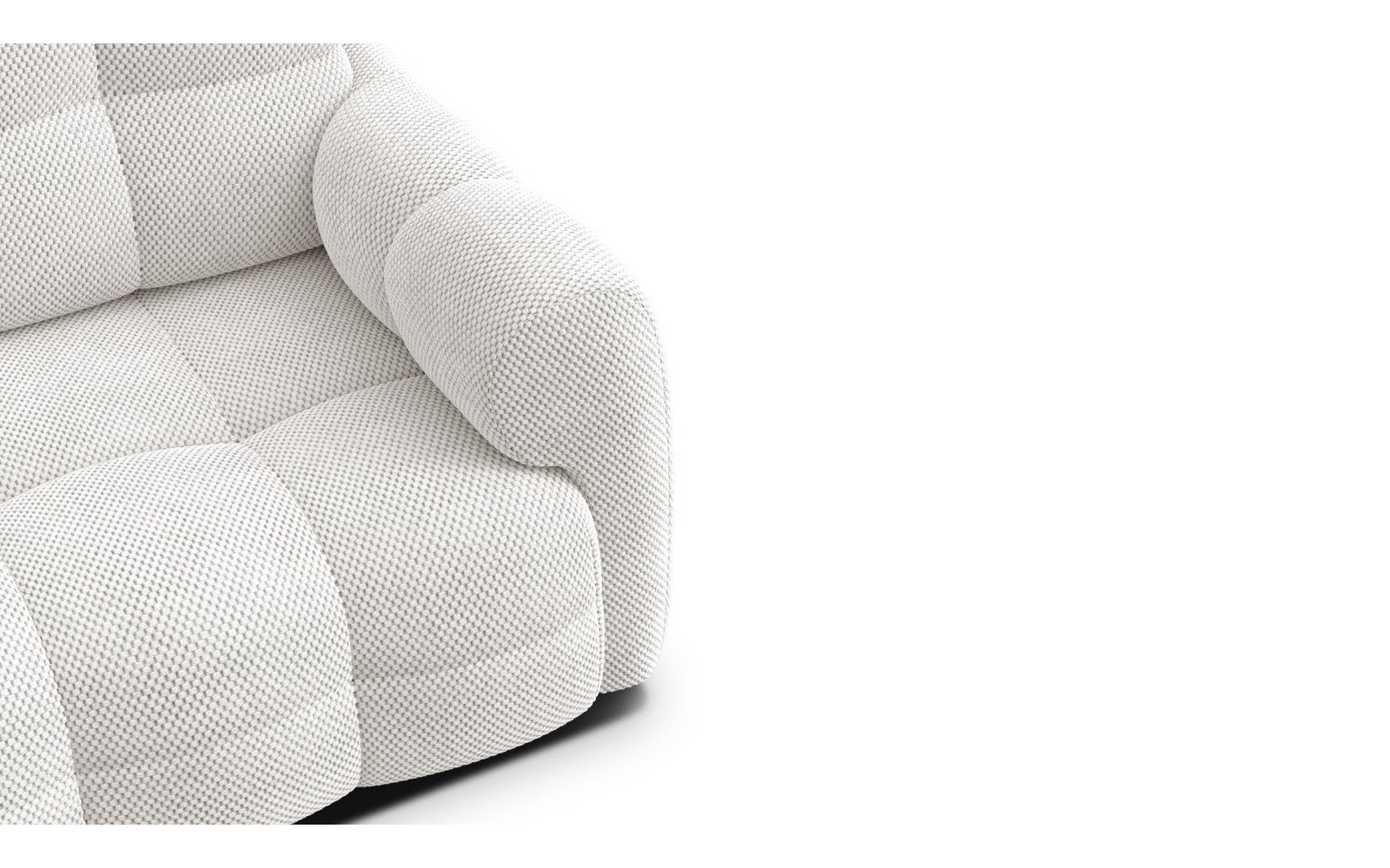 Sofa 2-Sitzer MELLOW, creme