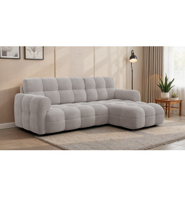Ecksofa 3-Sitzer rechts MELLOW, beige