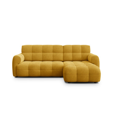 Ecksofa 3-Sitzer rechts MELLOW, safran