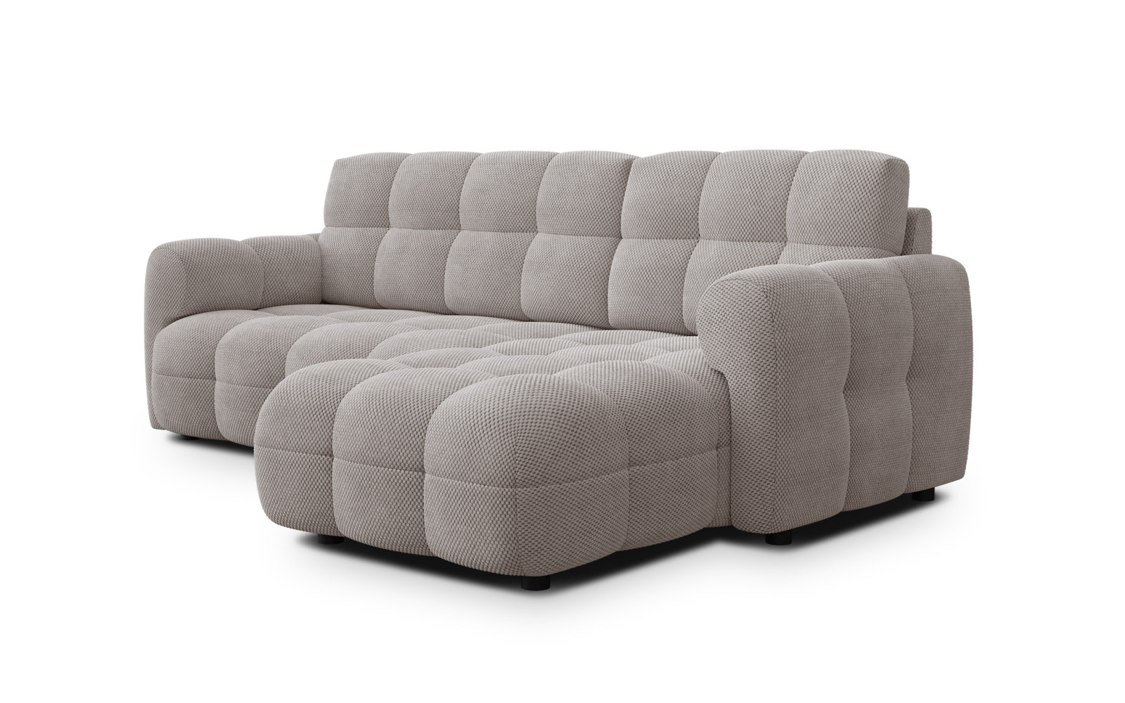 Ecksofa 3-Sitzer rechts MELLOW, beige