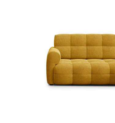 Ecksofa 3-Sitzer rechts MELLOW, safran