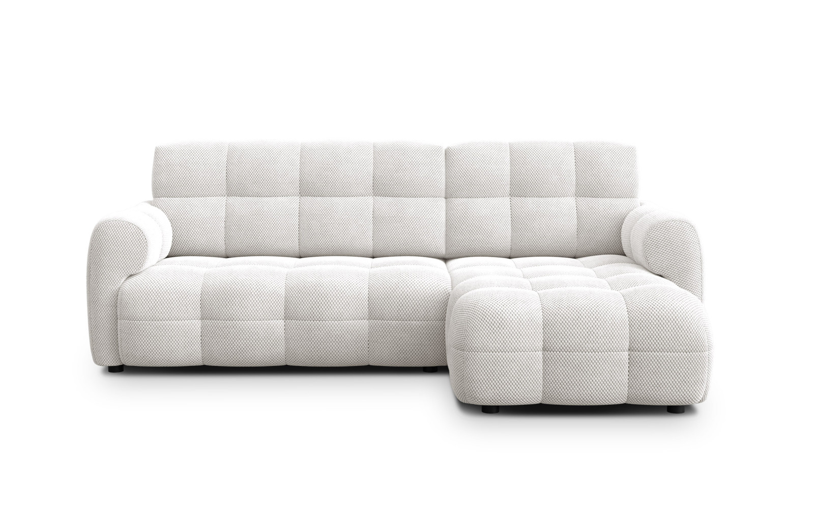 Ecksofa 3-Sitzer rechts MELLOW, creme