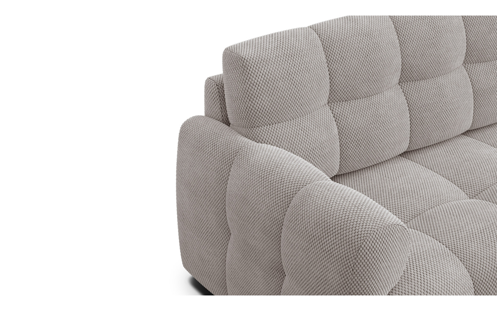 Ecksofa 3-Sitzer rechts MELLOW, beige