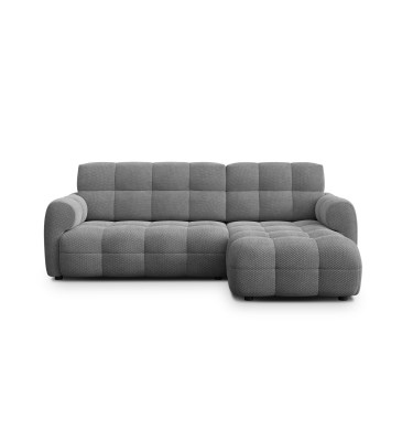 Ecksofa 3-Sitzer rechts MELLOW, grau