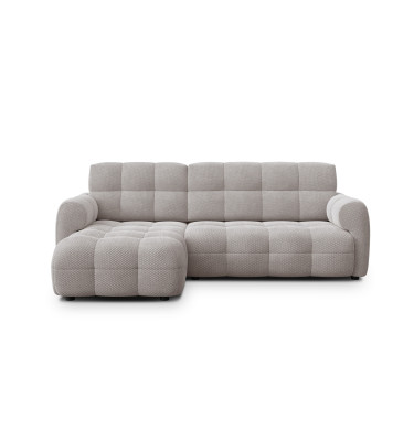 Ecksofa 3-Sitzer links MELLOW, beige