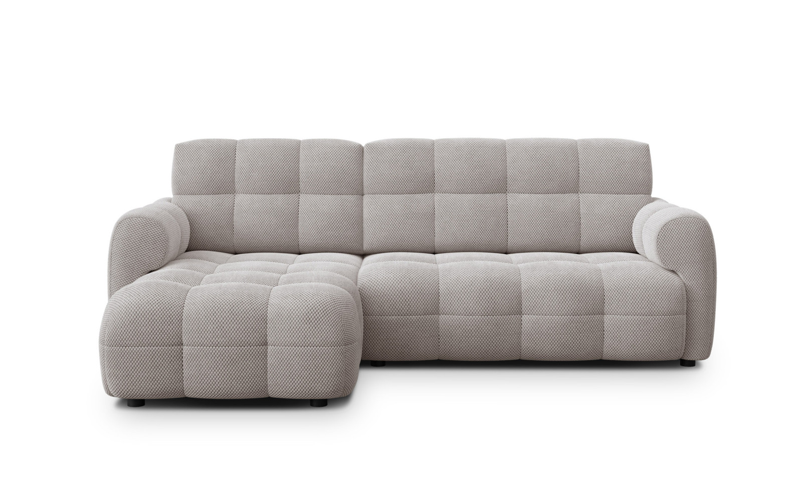 Ecksofa 3-Sitzer links MELLOW, beige