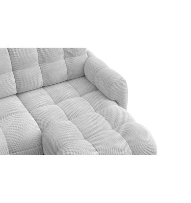 Ecksofa 3-Sitzer rechts MELLOW, hellgrau