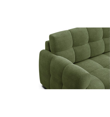 Ecksofa 3-Sitzer rechts MELLOW, olive