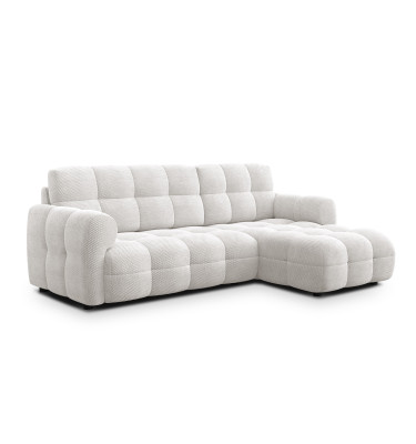 Ecksofa 3-Sitzer rechts MELLOW, creme