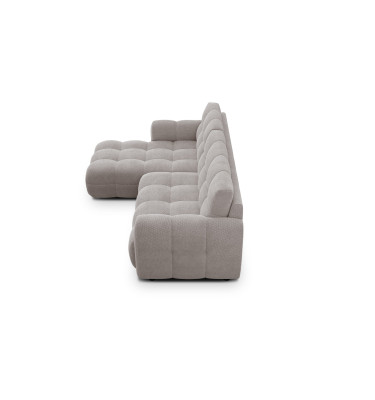 Ecksofa 3-Sitzer links MELLOW, beige
