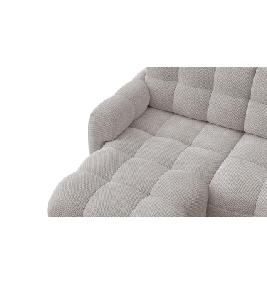 Ecksofa 3-Sitzer links MELLOW, beige