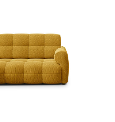 Ecksofa 3-Sitzer links MELLOW, safran