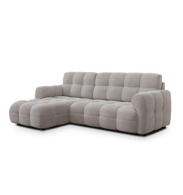 Ecksofa 3-Sitzer links MELLOW, beige