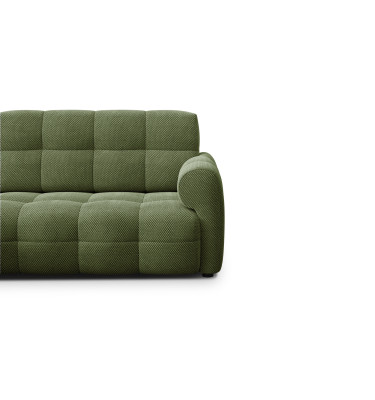 Ecksofa 3-Sitzer links MELLOW, olive