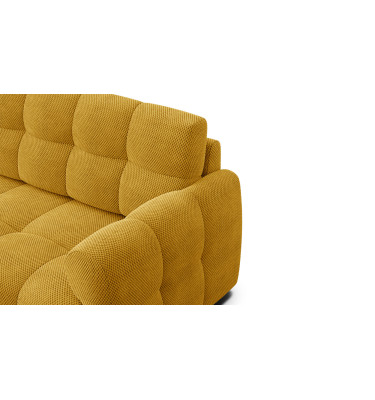 Ecksofa 3-Sitzer links MELLOW, safran