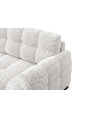 Ecksofa 3-Sitzer links MELLOW, creme