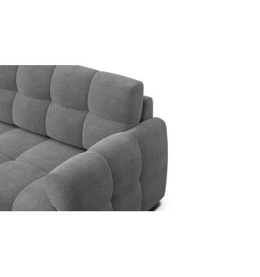 Ecksofa 3-Sitzer links MELLOW, grau