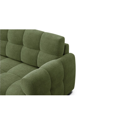 Ecksofa 3-Sitzer links MELLOW, olive