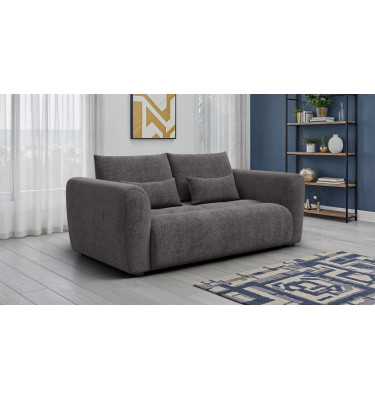 Sofa 3-Sitzer SORENO, dunkelgrau
