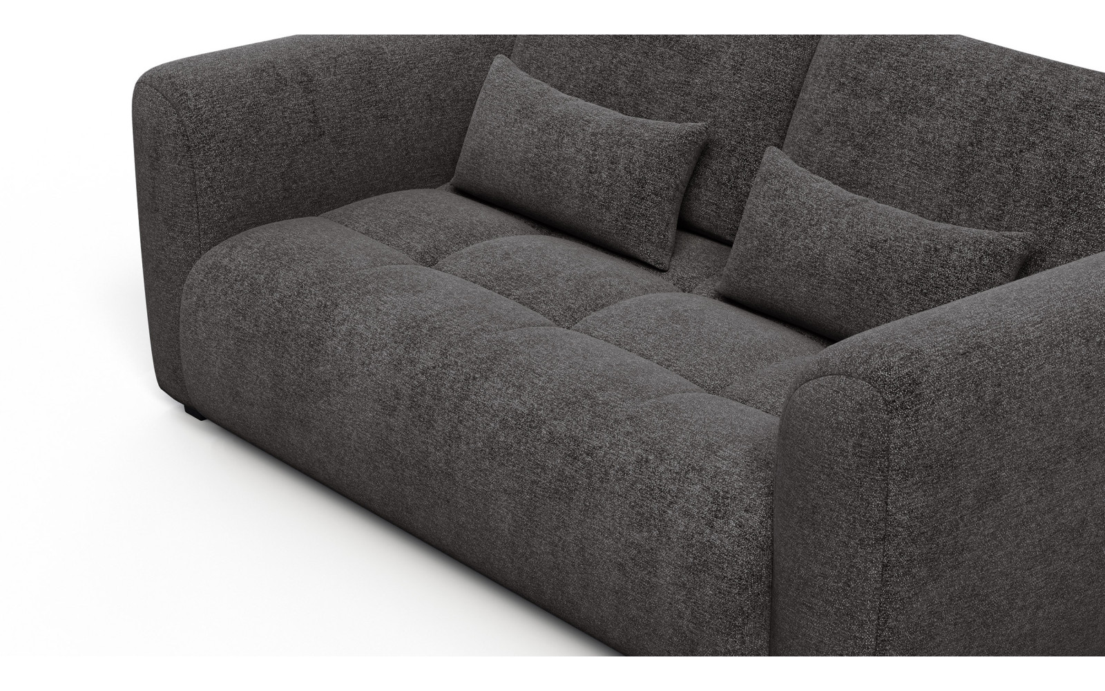 Sofa 3-Sitzer SORENO, dunkelgrau