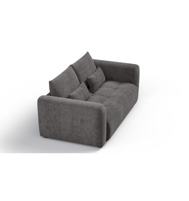 Sofa 3-Sitzer SORENO, dunkelgrau
