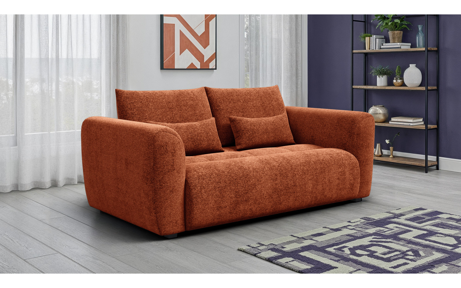 Sofa 3-Sitzer SORENO, orange