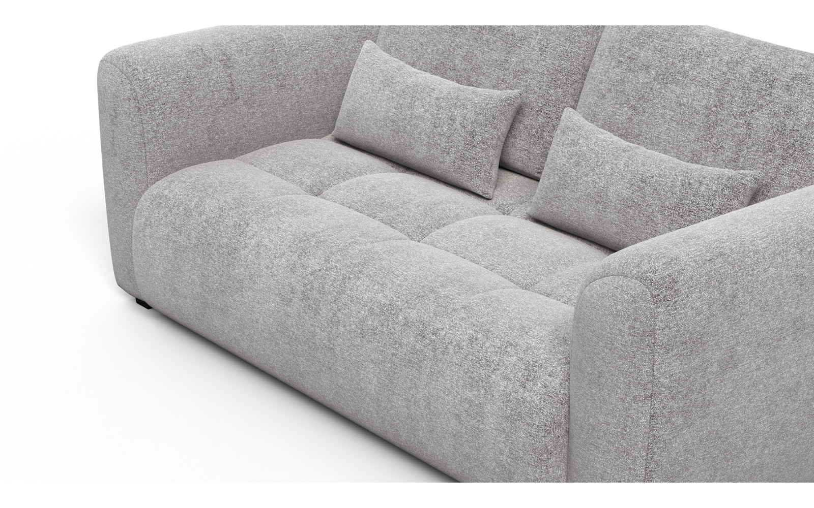Sofa 3-Sitzer SORENO, platingrau