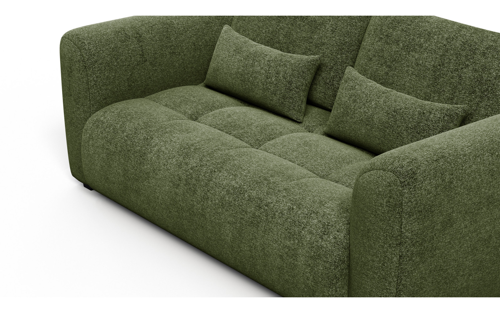 Sofa 3-Sitzer SORENO, dunkelgrün