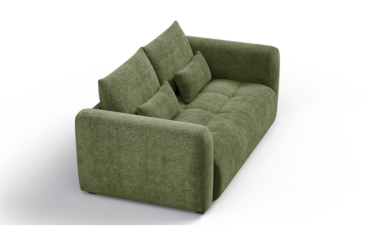 Sofa 3-Sitzer SORENO, dunkelgrün