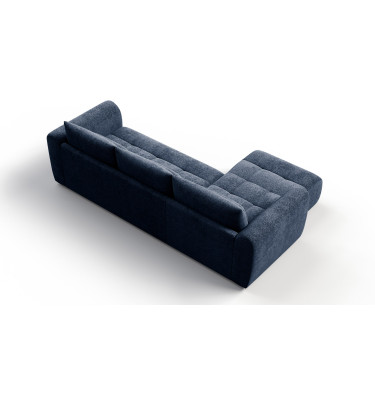 Ecksofa 4-Sitzer links SORENO, dunkelblau