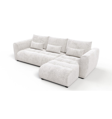 Ecksofa 4-Sitzer rechts SORENO, ecru