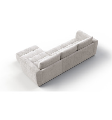 Ecksofa 4-Sitzer rechts SORENO, ecru