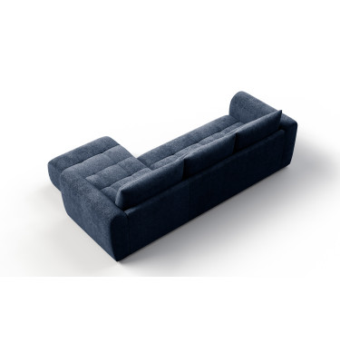 Ecksofa 4-Sitzer rechts SORENO, dunkelblau
