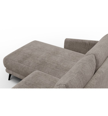 Ecksofa 3-Sitzer links VILT, taupe