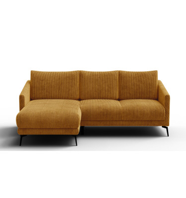 Ecksofa 3-Sitzer links VILT, safran