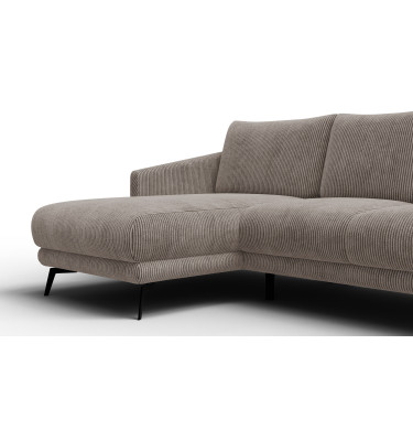 Ecksofa 3-Sitzer links VILT, taupe