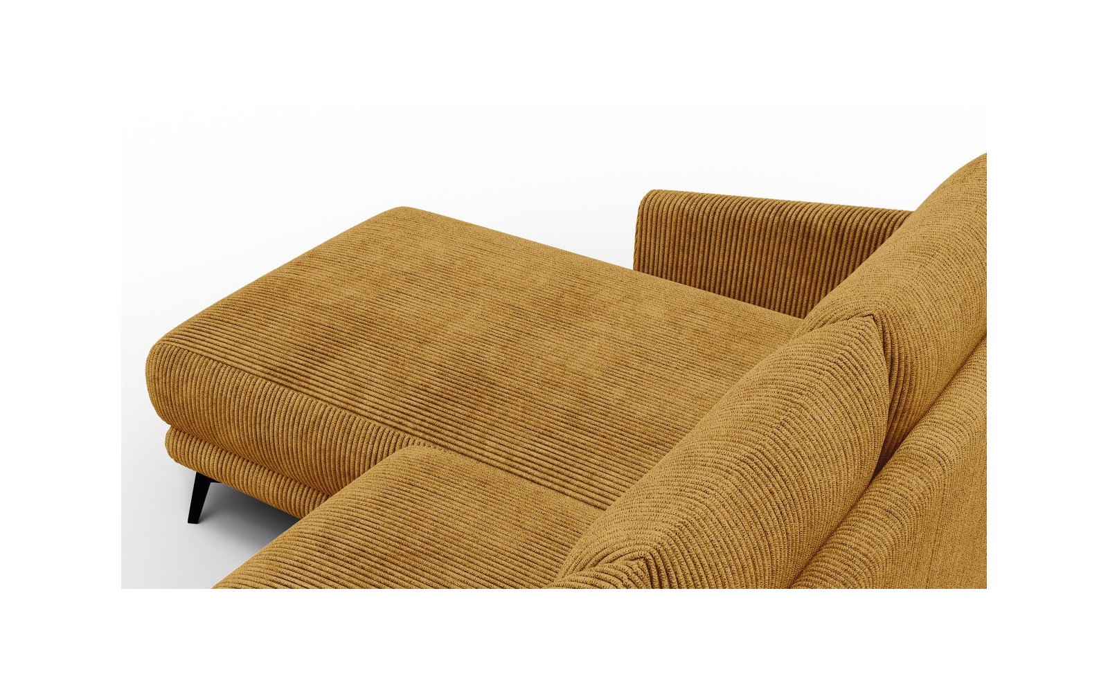 Ecksofa 3-Sitzer links VILT, safran