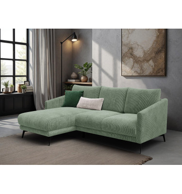 Ecksofa 3-Sitzer links VILT, mint